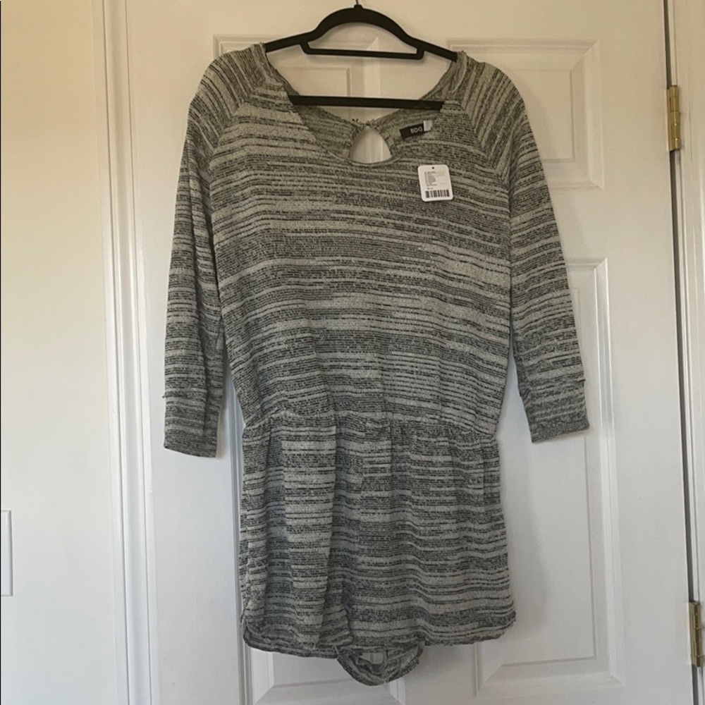 Urban Outfitters Terry Cloth Romper 3/4 sleeves